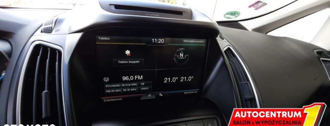 Ford C-MAX cena 36900 przebieg: 187000, rok produkcji 2016 z Pieniężno małe 742